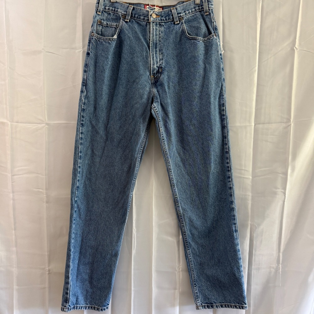 Vtg Y2K Old Navy Blue Jeans Number 7 Mens 36x32 Medium Wash Straight Leg Denim